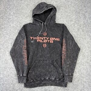 Twenty One Pilots The Bandito Tour Hoodie Size Small Acid Wash 2018